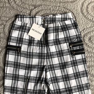 Tiger Mist Pants - Black and white plaid pant Tiger Mist Pants - Black and white plaid pant